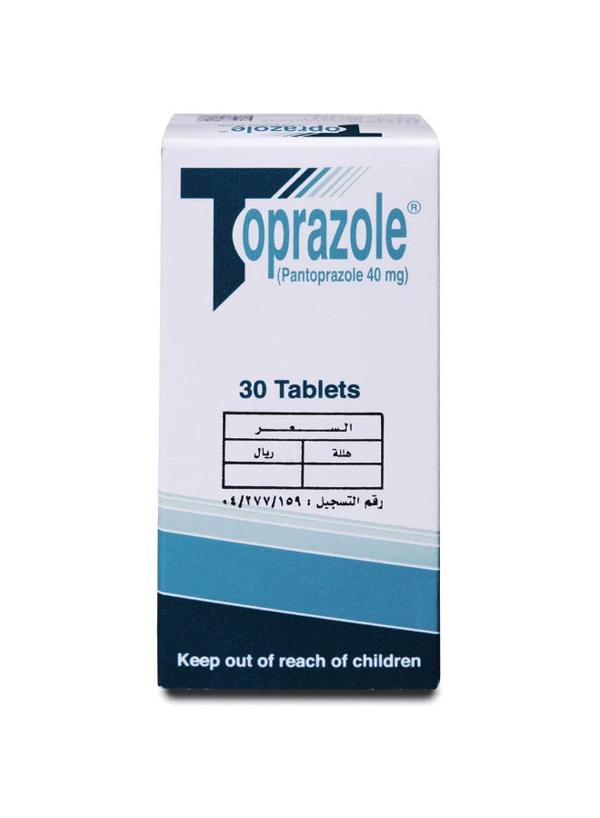 Toprazole 40 mg Pantoprazole Tablets 30 Count - Image 2